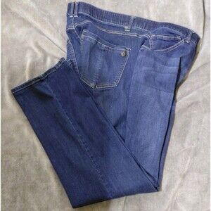 Democracy Ab Solution Straight Leg Jeans Womens 20W Blue Five Pocket Denim Y2K